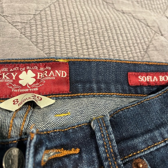 Lucky Brand Boot Cut Jeans size 8/29 - Picture 4 of 5